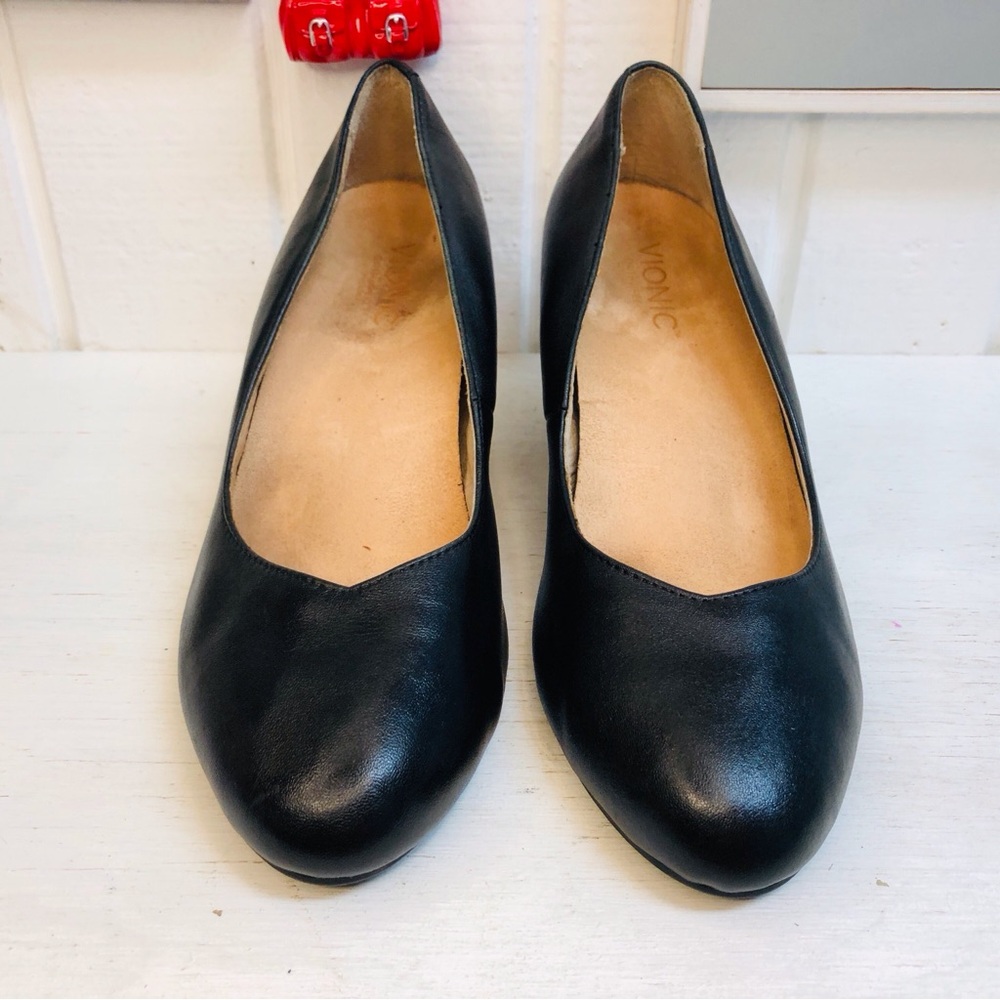 Vionic Antonia Wedges Heels Comfort Shoes Orthopedic Orthaheel